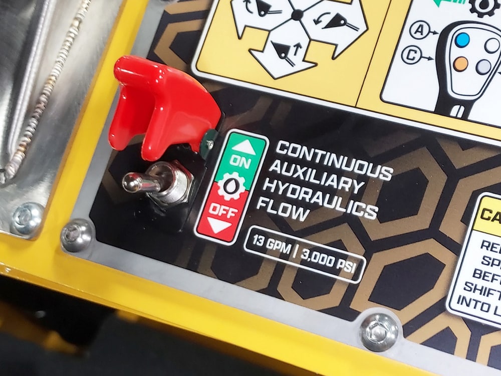 Aux Switch on Forklift